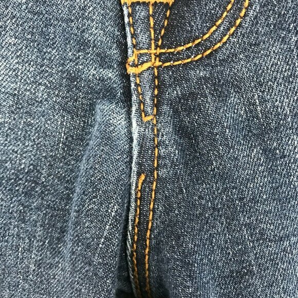 Old Navy Womens Mid Rise  Denim Blue Tapered Leg Jeans Size 10 - Picture 4 of 8